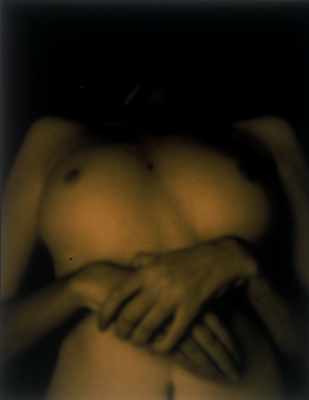 Nude Female Torso with Clasped Hands